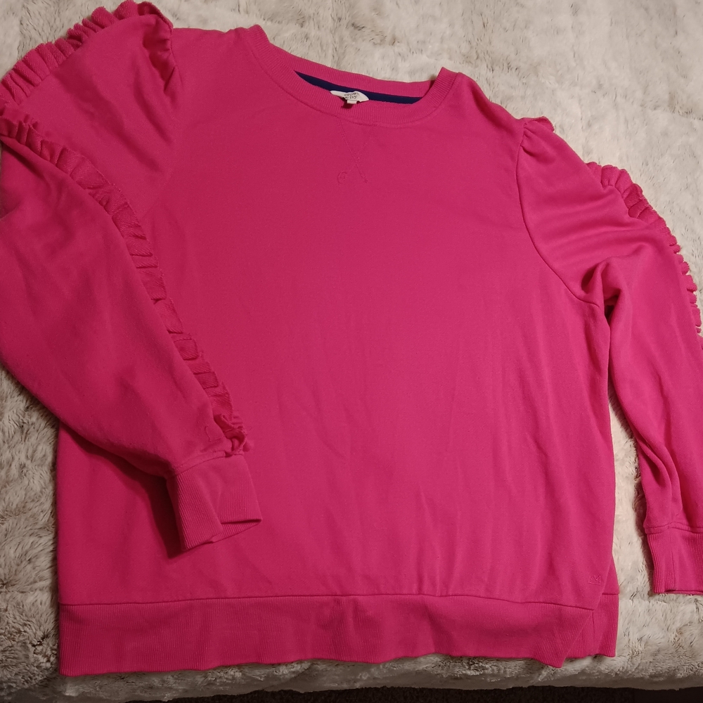 Crown & Ivy Bold Pink Knit Top
